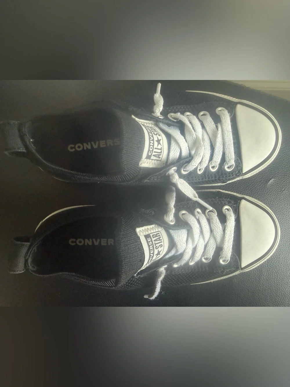 Converse Kids' Chuck Taylor All Star Low Top Knit Sneakers - Black